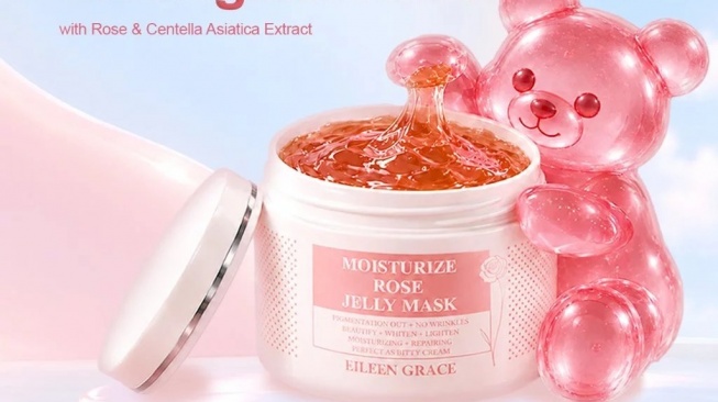 EILEEN GRACE Moisturize Rose Jelly Mask (Shopee)