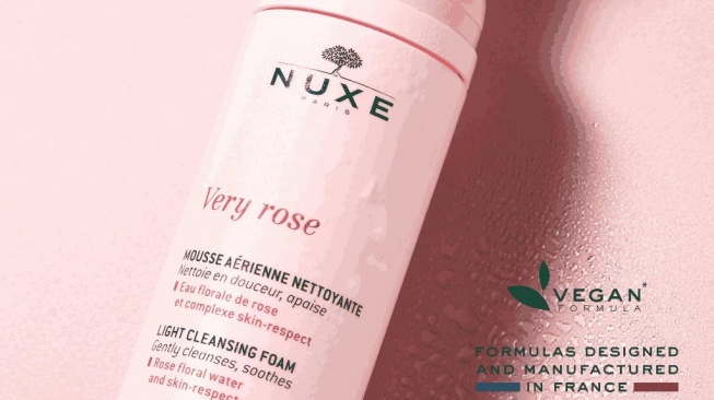 Nuxe Very Rose Light Cleansing Foam (Shopee)