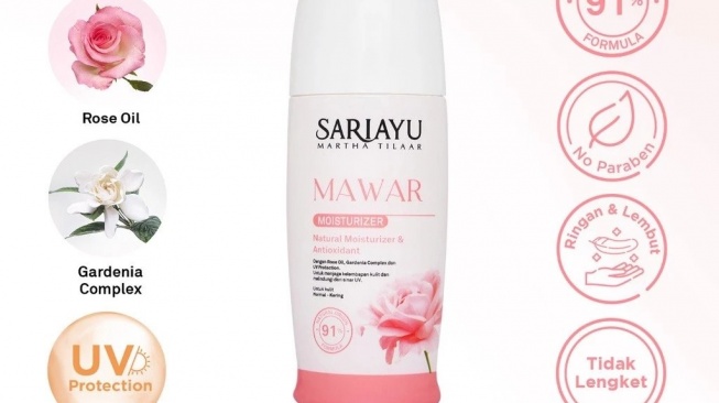 Sariayu Mawar Moisturizer (Shopee)