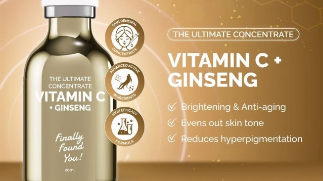 The Ultimate Concentrate Vitamin C + Ginseng (Shopee)