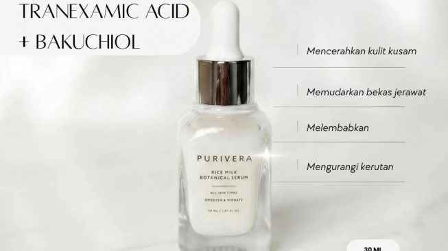 Purivera Rice Milk Serum (Shopee)