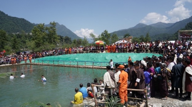 Festival air terbesar di Bathing Carnival Bhutan 2026. (Dok. Ist)
