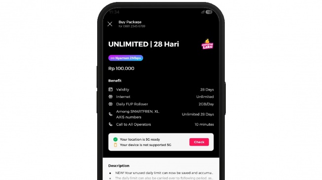 Internetan Sepuasnya Mulai 20 Ribuan,  Pakai SMARTFREN Unlimited