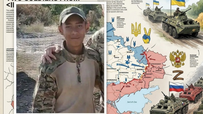 Rendi Apriyanto WNI asal Natuna tewas di medan perang usai menjadi tentara bayaran Rusia. (Antara)