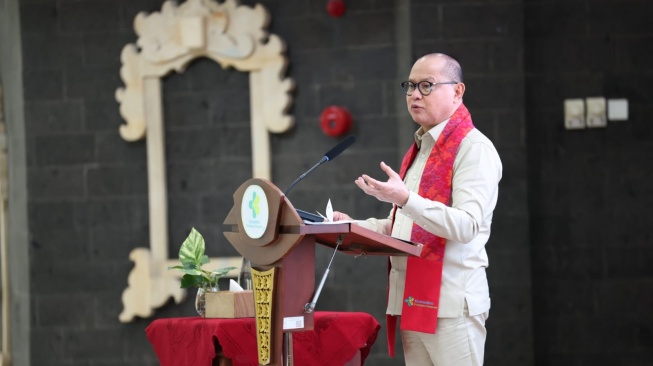 Menteri Pelindungan Pekerja Migran Indonesia (P2MI) Mukhtarudin di Bali. (Dok: KP2MI)