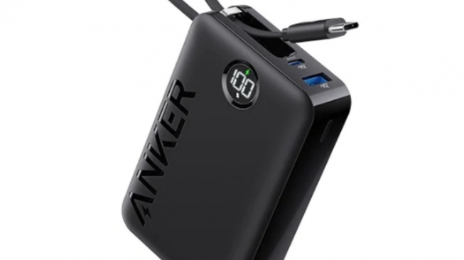 Anker 20.000 mAh 22,5W Built-In USB-C Cable. [Anker]