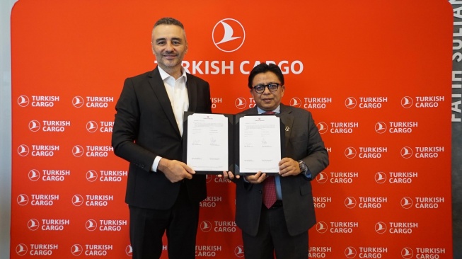 Gapura Angkasa - Turkish Cargo Sign Cargo Handling Service Agremeent for Cengkareng and Denpasar