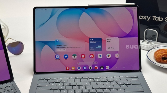 Peluncuran Samsung Galaxy Tab S12 Ultra di Jakarta, belum lama ini. [Suara.com/Rahma]