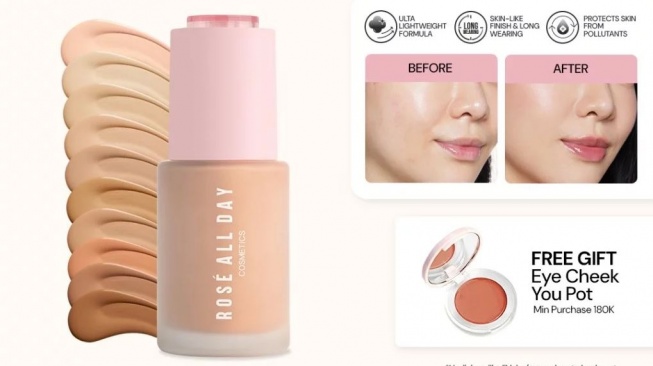 Skin tint ringan sesuai review pengguna. (Shopee)