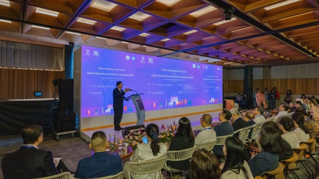 China Southeast Asia Forum on Higher Education and Industry Cooperation 2026 di Kawasan Ekonomi Khusus Kura-Kura Bali, Denpasar, Bali, Minggu (4/10/2026) 