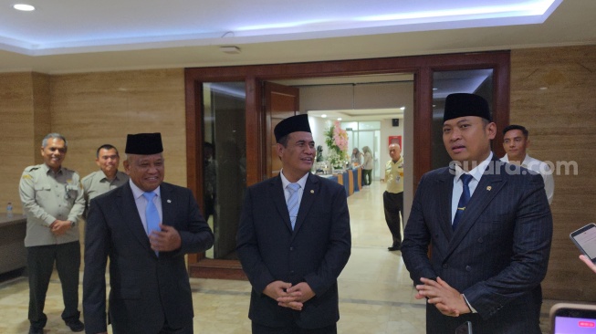 Wakil Menteri Pertanian (Wamentan) Letnan Jenderal (Letjen) Muhammad Saleh Mustafa akan munduru dari jabatan di TNI sebagai Wakasad. [Suara.com/Fakhri Fuadi Muflih].