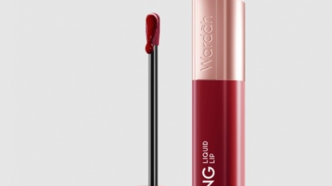 Wardah Glasting Liquid Lip 06 Ruby Sparks