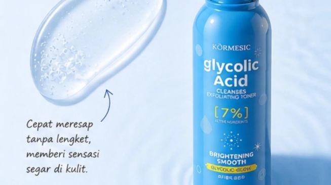 Kormesic 7% Glycolic Acid Exfoliating Toner (Shopee)