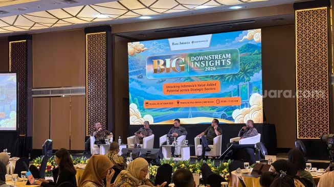 Big Downstream Insights 2026 di Jakarta, Selasa (6/10/2026). [Suara.com/Yaumal]