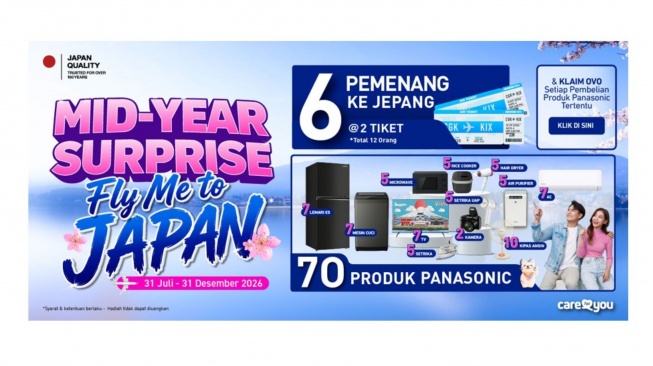 Belanja Produk Panasonic, Siap-Siap Terbang ke Jepang!