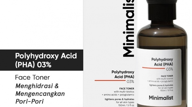 Minimalist 3% PHA Hydrating Face Toner (Shopee)