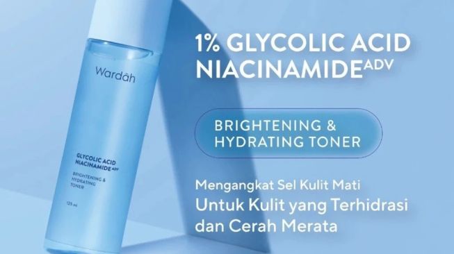 Lightplus by Wardah Lightening Glycolic Acid + Niacinamide ADV Brightening Hydrating Toner (Shopee)