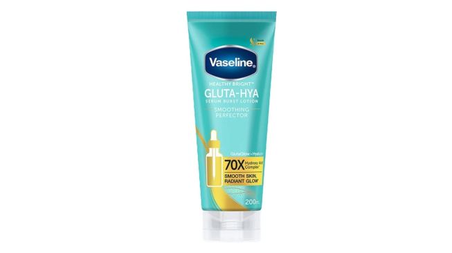 Vaseline Gluta-Hya Serum Burst Lotion Smoothing Perfector. [Vaseline]