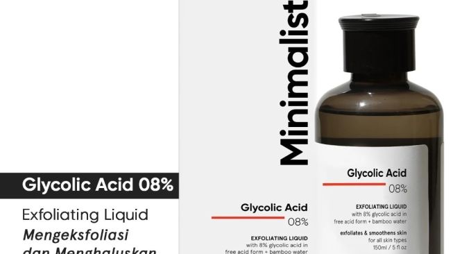 Minimalist 8% Glycolic Acid Exfoliating Liquid (Shopee)