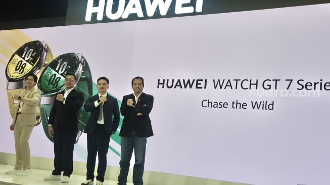 Peluncuran Huawei Watch GT 7 Series di Jakarta, Rabu (7/10/2026). [Suara.com/Dyhia]