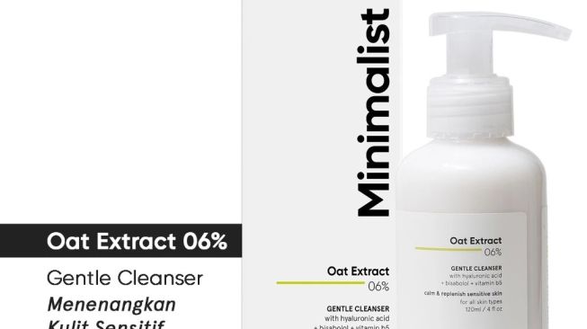 Minimalist 6% Oat Extract Gentle Cleanser (Shopee)