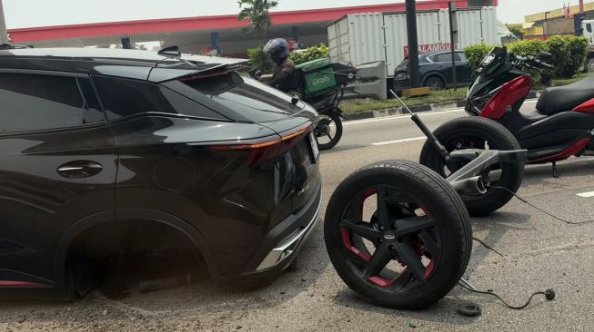 Viral Video Chery Omoda 5 Patah As Roda Belakang Kembali Terjadi