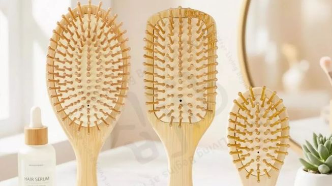 JIB Premium Hairbrush Square (Shopee)