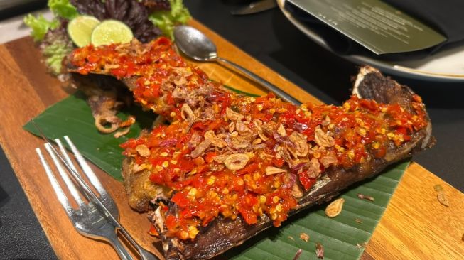 Menu di Restoran Modern Nusantara. [Suara.com/Dini Afrianti]