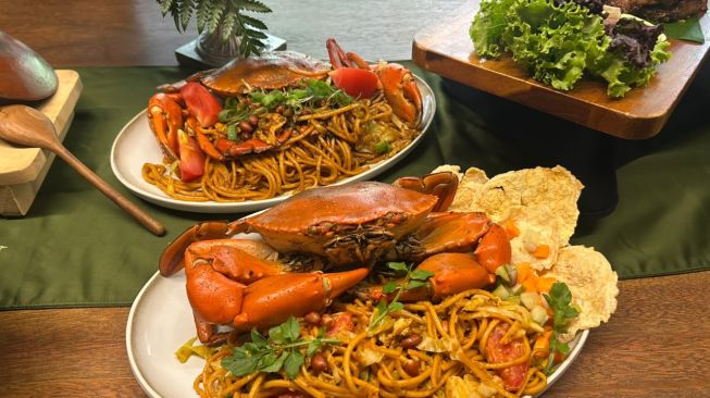 Menu di Restoran Modern Nusantara. [Suara.com/Dini Afrianti]