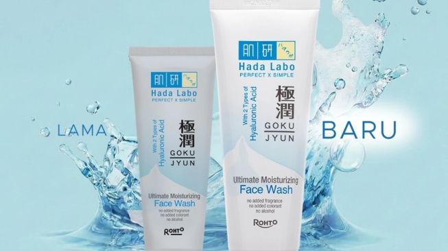 Hada Labo Gokujyun Ultimate Moisturizing Face Wash (Shopee)