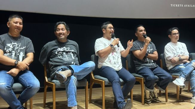 Pasha Ungu konser ANTAM Presents &ldquo;UNGU: Waktu Yang Dinanti &ndash; Final Chapter&rdquo;. [Suara.com/Dini Afrianti]
