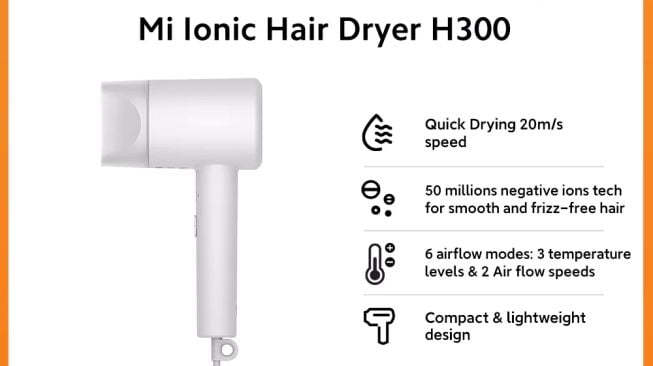 Xiaomi Compact Hair Dryer H300.