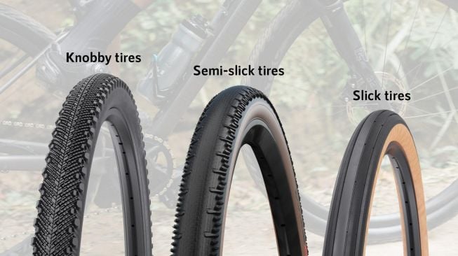 Ilustrasi macam-macam ban sepeda [Polygonbikes.ru]