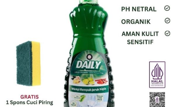 Fason Daily Sabun Cuci Piring Kulit Sensitif Organik (Shopee)