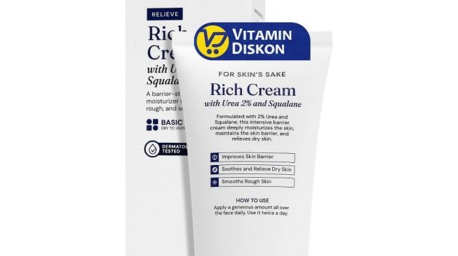 For Skin’s Sake (FSS) Rich Cream Moisturizer 2% Urea & Squalane (Shopee)