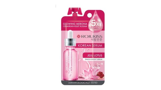 Rojukiss Jeju Lotus Pinkish Bright Korean Serum (Shopee)