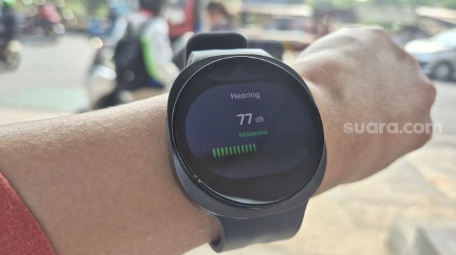 Fitur Hearing Samsung Galaxy Watch9, Selasa (13/10/2026). [Suara.com/Dythia]