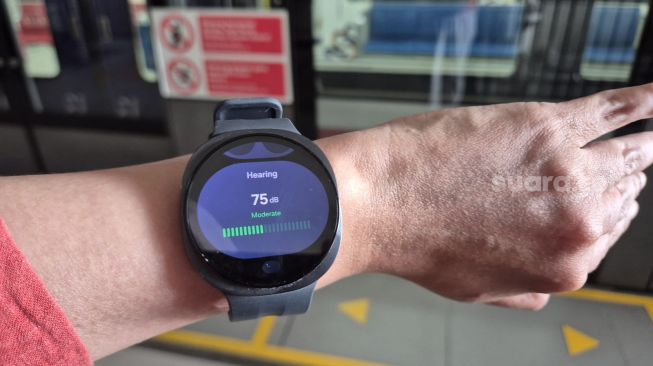 Fitur Hearing Samsung Galaxy Watch9, Selasa (13/10/2026). [Suara.com/Dythia]