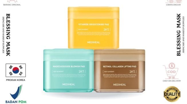 Mediheal Retinol Collagen Lifting Toner Pad (Shopee)