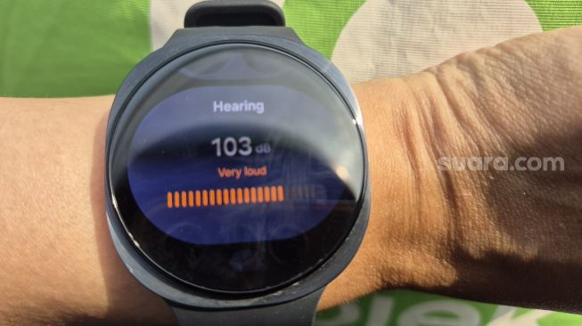 Fitur Hearing Samsung Galaxy Watch9, Selasa (13/10/2026). [Suara.com/Dythia]