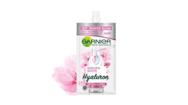 Garnier Sakura White Hyaluron 30x Booster Serum (Shopee)