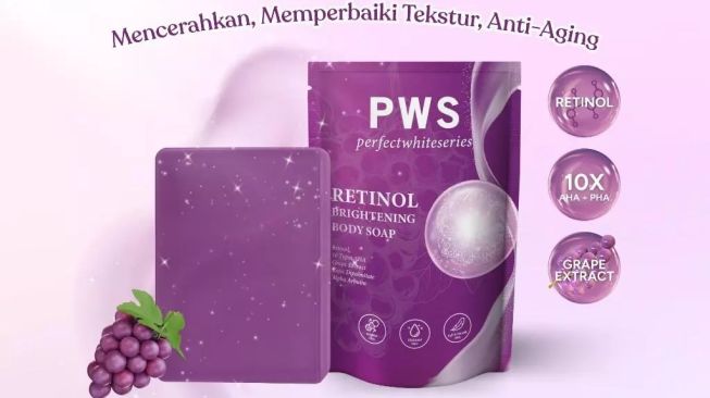 Perfect White Retinol Brightening Body Soap (Shopee)