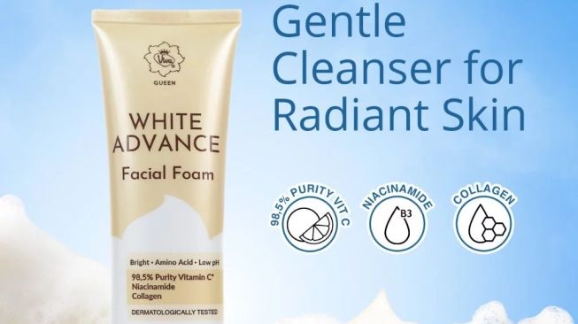 Viva Queen White Advance Facial Foam (Shopee)