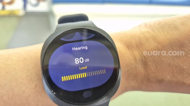 Fitur Hearing Samsung Galaxy Watch9, Selasa (13/10/2026). [Suara.com/Dythia]
