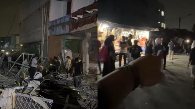 Ledakan Guncang Pasar Cimanggis Ciputat, Sejumlah Korban Terluka Tertimpa Reruntuhan