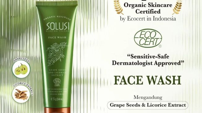 Solusi Organic Renewage Face Wash (Shopee)