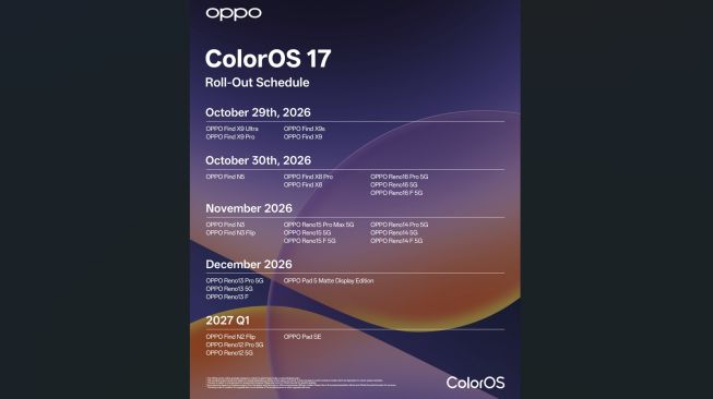ColorOS 17. [Oppo]