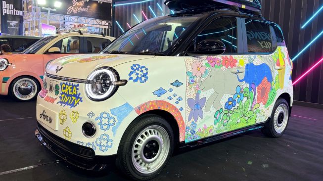 Wuling Aira ev Tampil Beda di IMX 2026 Berkat Sentuhan Modifikasi dan Seni