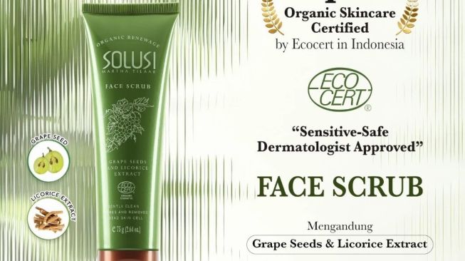 Solusi Organic Renewage Face Scrub (Shopee)