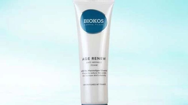 Biokos Age Renew Anti Wrinkle Foam (Shopee)